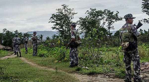 Myanmar troops